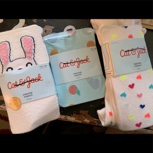 cat & jack tights bundle size 14-16 (NEW)